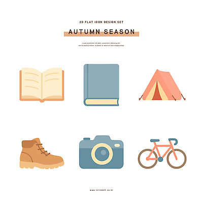디자인 여행 일러스트 모션 자연 부츠 텐트 그래픽 책 세트 카메라 자전거 캠핑 가을 읽기 국내일러스트 AI파일 계절 신발 레저 캠핑도구 전자제품 바이크 생태계 파일형식 벡터