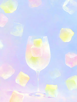 JPG 디자인 음료 예술 컬러 백그라운드 일러스트 추상 조명 잔 장식 여름 반사 얼음 물방울 분위기 시원함 파스텔 국내일러스트 AI일러스트 AI콘텐츠 자연요소 식기 계절 컨셉 무늬 학용품 파일형식