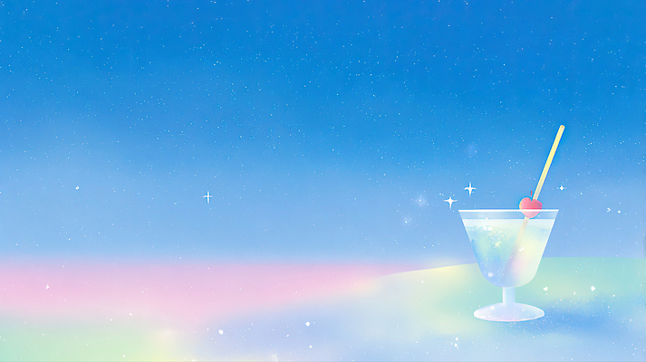 JPG 감정 여유 음료 컬러 하늘색 일러스트 자연 하늘 장식 여름 파란색 빛 반짝임 칵테일 체리 시원함 즐거움 만족 칵테일잔 흐림 국내일러스트 AI일러스트 AI콘텐츠 계절 술잔 과일 모션 날씨 주류 생태계 파일형식