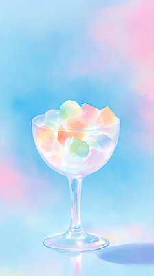 JPG 음료 컬러 백그라운드 일러스트 디저트 잔 풍경 그래픽 여름 달콤 시원함 즐거움 오브젝트 모던 젤리 파스텔 국내일러스트 AI일러스트 AI콘텐츠 식기 계절 감정 음식 학용품 맛 파일형식