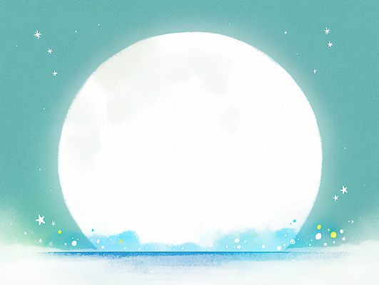 JPG 구름 감정 별 컬러 일러스트 상상 자연 하늘 조명 풍경 빛 평화 고요 꿈 보름달 분위기 야간 달빛 뷰티풀 국내일러스트 AI일러스트 AI콘텐츠 자연요소 컨셉 달 생태계 파일형식