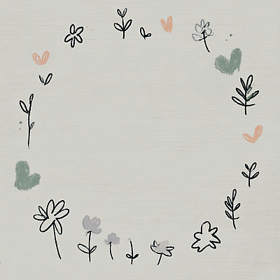 JPG 디자인 꽃 백그라운드 패턴 일러스트 자연 인테리어 고요 하트 감각 그림 심플 감성 조화 색감 디지털아트 미니멀 아기자기 국내일러스트 AI일러스트 AI콘텐츠 모양 식물 컨셉 무늬 생태계 파일형식