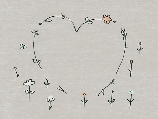 JPG 디자인 꽃 예술 컬러 잎 곡선 일러스트 자연 장식 귀여움 환경 다양 하트 표현 심플 손그림 화사함 감성 뷰티풀 디지털아트 국내일러스트 AI일러스트 AI콘텐츠 모양 식물 선 다수 컨셉 생태계 파일형식