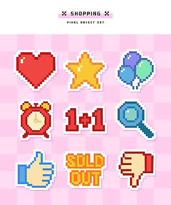 기호 디자인 별 컬러 일러스트 그래픽 쇼핑 유행 상점 스크린 하트 빈티지 고객 풍선 마케팅 품절 디지털아트 스타일 국내일러스트 AI파일 자연요소 모양 문자 컨셉 파일형식 벡터