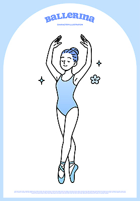 여자 포즈 일러스트 기술 파란색 공연 무대 표현 춤 우아함 피겨스케이팅 유연 집중 발레 준비 그림 발레리나 생동감 스텝 창의성 국내일러스트 AI파일 컬러 컨셉 문화예술 사람 이벤트 스케이팅 파일형식 벡터