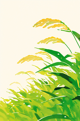 JPG 식물 계절 일러스트 자연 생명 풍경 초원 여름 파란색 햇빛 평화 생태계 뷰티풀 경관 국내일러스트 AI일러스트 AI콘텐츠 컬러 컨셉 태양 파일형식