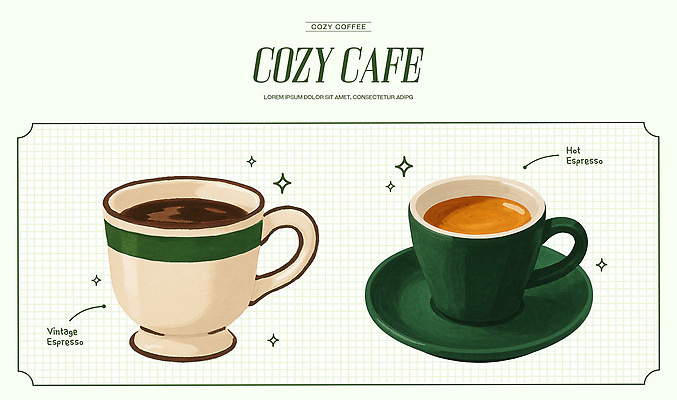 PSD 디자인 감정 커피 음료 컬러 일러스트 탁자 디저트 따뜻함 일상 컵 카페 빈티지 맛 편안함 모던 에스프레소 카페인 스타일 국내일러스트 식기 음식 가구 컨셉 라이프 상점 감각 파일형식