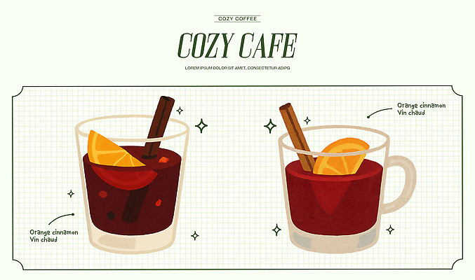 PSD 음료 조각 겨울 일러스트 탁자 아침 잔 따뜻함 즐거움 따뜻한음료 오후 국내일러스트 주간 식기 계절 감정 가구 파일형식
