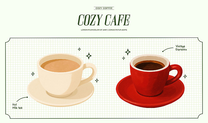 PSD 여유 커피 음료 일러스트 탁자 아침 따뜻함 카페 빈티지 분위기 차 달콤 편안함 에스프레소 다과 오후 카페인 국내일러스트 주간 감정 가구 컨셉 디저트 상점 감각 맛 파일형식