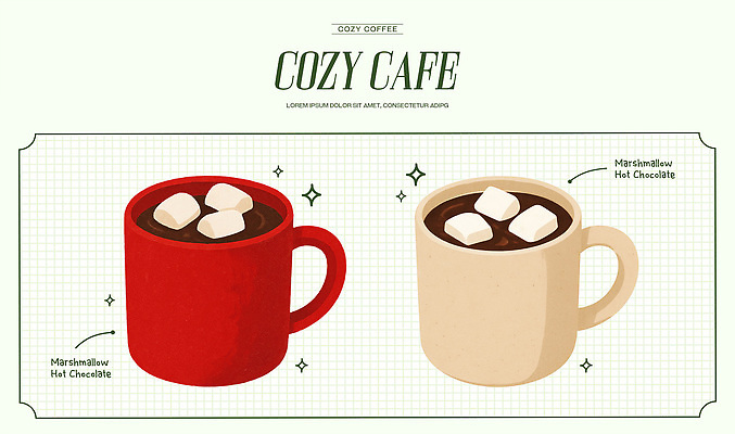 PSD 커피 음료 음식 일러스트 휴식 디저트 인테리어 초콜릿 카페 머그컵 달콤 맛 편안함 즐거움 냄새 다과 마시멜로우 오후 국내일러스트 디자인 감정 컨셉 컵 상점 감각 파일형식