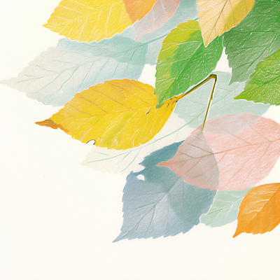 JPG 식물 예술 분홍색 컬러 단풍 잎 일러스트 자연 생명 풍경 장식 초록색 연두색 노란색 정원 안개 가을 배열 조화 뷰티풀 국내일러스트 AI일러스트 AI콘텐츠 계절 날씨 생태계 파일형식