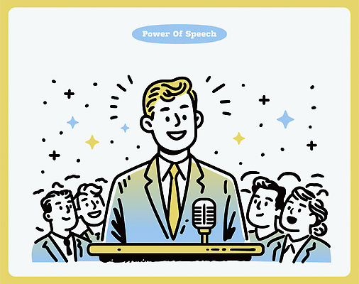 남자 감정 일러스트 대화 힘 무대 자신감 발표 사회 메시지 분위기 군중 강의 집중 소통 반응 스피치 의사소통 주목 참여 카리스마 국내일러스트 AI파일 컨셉 말하기 사람 공동체 파일형식 벡터