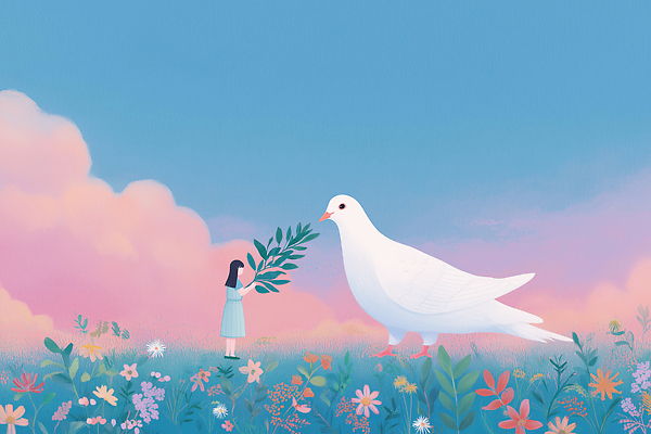 JPG 동물 꽃 행복 예술 상징 일러스트 자연 하늘 풍경 소녀 평화 고요 기쁨 거래 나뭇가지 파스텔 조화 뷰티풀 순간 국내일러스트 AI일러스트 AI콘텐츠 나무 식물 여자 감정 어린이 컨셉 학용품 생태계 파일형식