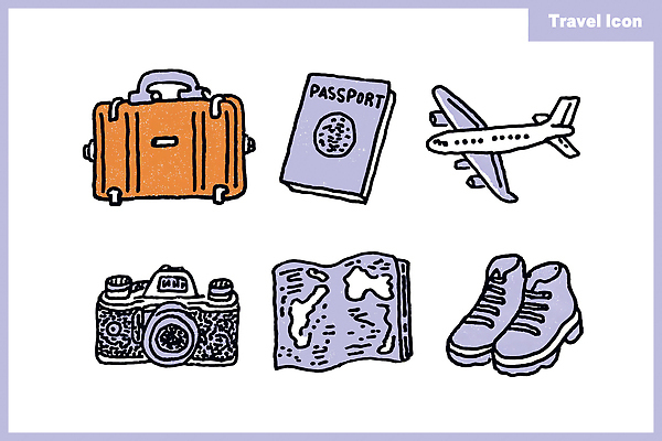 PSD 여행 운동화 지도 가방 일러스트 휴가 비행기 카메라 탐험 도전 여권 짐싸기 여행준비 국내일러스트 잡화 신발 항공교통 대중교통 전자제품 준비 파일형식