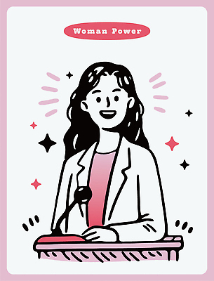 디자인 옷 여자 별 백그라운드 일러스트 표정 사람 그래픽 힘 표현 발표 군중 강의 마이크 열정 스피치 자기계발 창의성 국내일러스트 AI파일 자연요소 감정 음향기기 파일형식 벡터