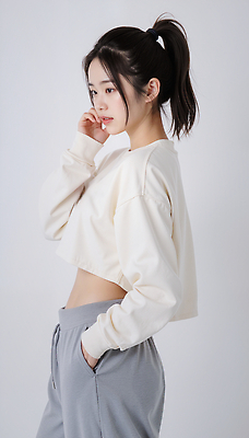 JPG 모델 편집이미지 옷 여자 패션 표정 옆모습 운동복 유행 매력적 착용 의료성형뷰티 스타일 편집실사 AI포토 AI인물포토 AI콘텐츠 뷰포인트 컨셉 사람 CG 파일형식