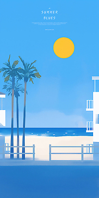 PSD 바다 컬러 여행 일러스트 자연 하늘 휴식 풍경 해변 일상 여름 파란색 야자수 태양 평화 산책 외출 주말 국내일러스트 자연요소 나무 계절 컨셉 라이프 생태계 파일형식
