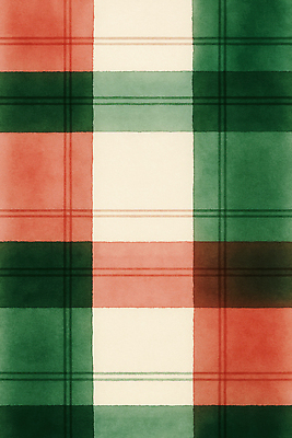 JPG 디자인 건축 컬러 백그라운드 패턴 일러스트 따뜻함 빨간색 초록색 인테리어 편안함 오브젝트 체크표시 조화 텍스타일 스타일 국내일러스트 AI일러스트 AI콘텐츠 무늬 감각 공예 확인 파일형식