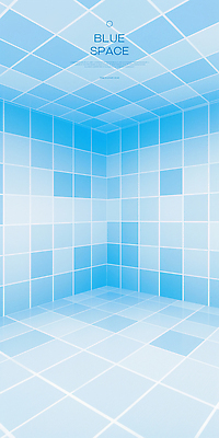 PSD 디자인 컬러 일러스트 조명 물 파란색 인테리어 평화 소리 고요 공간 욕실 분위기 청소 타일 모던 힐링 설치 환기 청량 국내일러스트 자연요소 컨셉 파일형식