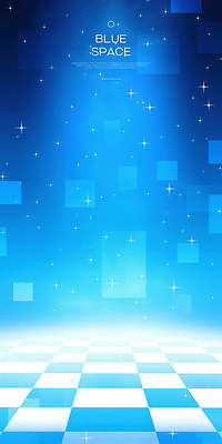 PSD 디자인 별 여유 예술 백그라운드 일러스트 하늘 밝음 그래픽 파란색 빛 반짝임 사각형 블록 공간 신비 뷰티풀 환상 수평선 국내일러스트 자연요소 도형 감정 컬러 컨셉 모션 파일형식