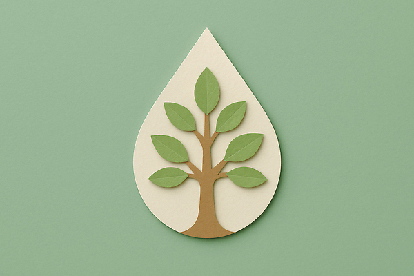 JPG 나무 편집이미지 디자인 상징 잎 자연 생명 초록색 환경 물방울 보호 심볼 에코 친환경 조화 편집실사 AI포토 AI콘텐츠 식물 컬러 컨셉 CG 생태계 파일형식