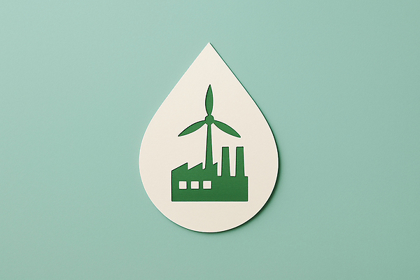 JPG 편집이미지 디자인 산업 상징 공장 기술 환경 에너지 물방울 친환경 풍력기 혁명 재생에너지 편집실사 AI포토 AI콘텐츠 컨셉 공업 풍력에너지 CG 파일형식