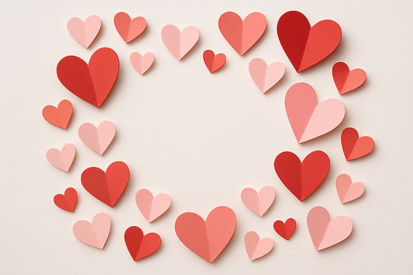 JPG 편집이미지 디자인 기념일 감정 예술 컬러 사랑 이벤트 장식 축제 하트 원형 배열 창의성 편집실사 AI포토 AI콘텐츠 모양 도형 CG 파일형식