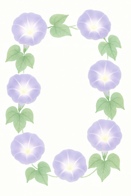 JPG 식물 디자인 꽃 컬러 잎 패턴 일러스트 자연 장식 정원 테두리 원예 정사각형 부드러움 나팔꽃 조화 뷰티풀 국내일러스트 AI일러스트 AI콘텐츠 도형 무늬 취미 감각 생태계 파일형식