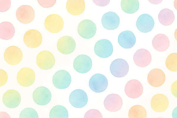 JPG 디자인 여유 예술 컬러 백그라운드 패턴 일러스트 그래픽 흰색 점 감각 분위기 배열 모던 부드러움 파스텔 조화 스타일 국내일러스트 AI일러스트 AI콘텐츠 감정 컨셉 무늬 학용품 파일형식