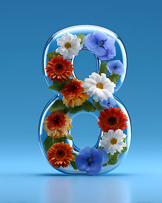 JPG 식물 편집이미지 디자인 꽃 예술 컬러 백그라운드 자연 여름 투명 화려 조화 이미지편집 AI컴퓨터그래픽 AI콘텐츠 계절 컨셉 생태계 파일형식