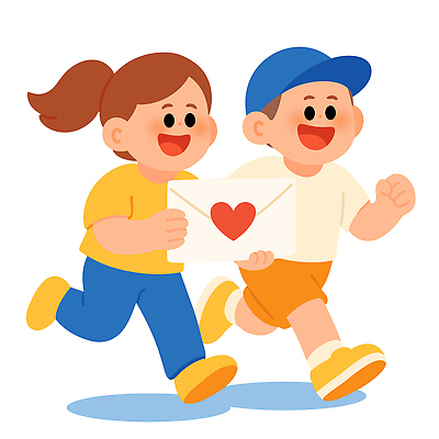 옷 행복 어린이 컬러 일러스트 관계 모션 사랑 웃음 친구 소풍 기쁨 마음 표현 편지 즐거움 소통 국내일러스트 AI파일 감정 컨셉 표정 사람 야외활동 파일형식 벡터