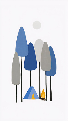 JPG 나무 컬러 여행 일러스트 가족 자연 휴식 산 텐트 여름 친구 소풍 야외활동 산책 캠핑 탐험 숲 모닥불 즐거움 조용 국내일러스트 AI일러스트 AI콘텐츠 식물 계절 감정 컨셉 관계 불 레저 캠핑도구 생태계 파일형식