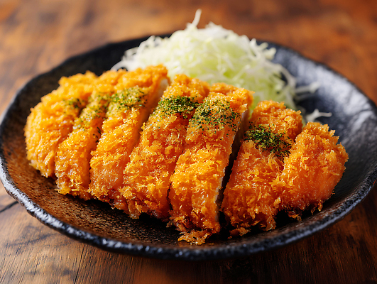 JPG 편집이미지 한식 반찬 요리 식사 샐러드 튀김 신선 돈가스 저녁 양배추 점심 일본음식 바삭바삭 맛있는 편집실사 AI포토 AI콘텐츠 음식 컨셉 채소 커틀릿 야간 CG 파일형식