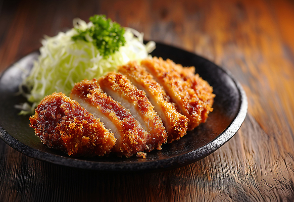 JPG 편집이미지 접시 한식 음식 재료 요리 식사 샐러드 튀김 맛 돈가스 저녁 양배추 레시피 바삭바삭 편집실사 AI포토 AI콘텐츠 식기 컨셉 채소 커틀릿 야간 CG 파일형식