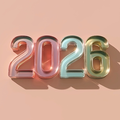 JPG 편집이미지 디자인 백그라운드 패턴 유리 숫자 반사 유행 모던 그림 부드러움 색감 스타일 2026년 편집3D AI컴퓨터그래픽 AI콘텐츠 문자 무늬 재질 3D 감각 연도 파일형식