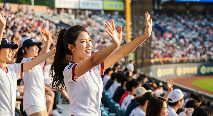 JPG 편집이미지 스포츠 티셔츠 응원 하늘 협력 경기 여름 경기장 야구 청바지 오픈 군중 저녁 즐거움 치어리더 의료성형뷰티 편집실사 AI포토 AI인물포토 AI콘텐츠 계절 감정 셔츠 바지 스포츠시설 사람 구기 야간 CG 파일형식