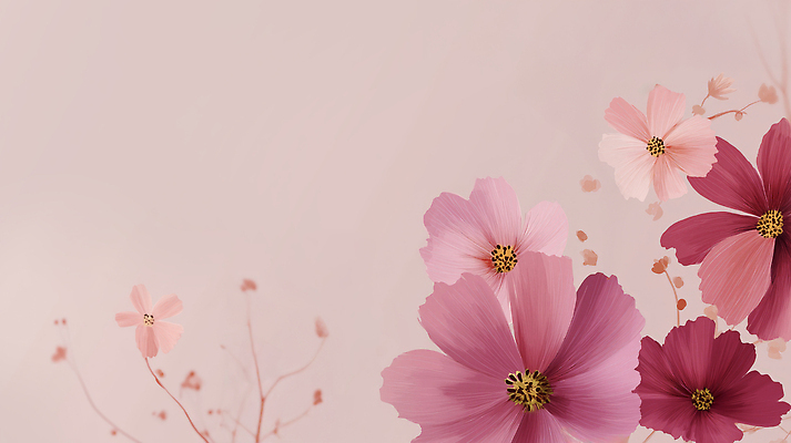 JPG 모양 식물 디자인 꽃 감정 여유 예술 분홍색 컬러 백그라운드 일러스트 자연 장식 장미 봄 신선 조화 뷰티풀 국내일러스트 AI일러스트 AI콘텐츠 계절 생태계 파일형식