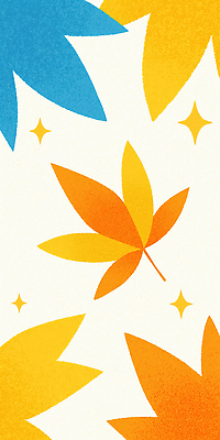 JPG 그릇 계절 컬러 단풍 잎 일러스트 자연 하늘 날씨 따뜻함 풍경 파란색 반짝임 햇빛 노란색 주황색 감상 가을 변화 뷰티풀 풍요 국내일러스트 AI일러스트 AI콘텐츠 식물 식기 컨셉 모션 태양 생태계 파일형식