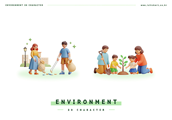 PSD 식물 편집이미지 공원 교육 가족 모션 자연보호 환경 친환경 커뮤니티 나무밑둥 나무심기 쓰레기줍기 참여 편집3D 나무 공공시설 관계 자연 3D 보호 심기 파일형식 줍기