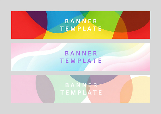 PSD 템플릿 디자인 배너 배너템플릿 가로배너 컬러 곡선 비즈니스 그래픽 알림 모던 마케팅 웹디자인 배너세트 사용자 선 가로 세트 파일형식