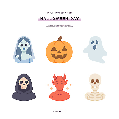 캐릭터 전통 디자인 기념일 상징 일러스트 호박 해골 미술 그래픽 축제 할로윈 유령 공포 국내일러스트 AI파일 채소 문화예술 뼈 이벤트 파일형식 벡터