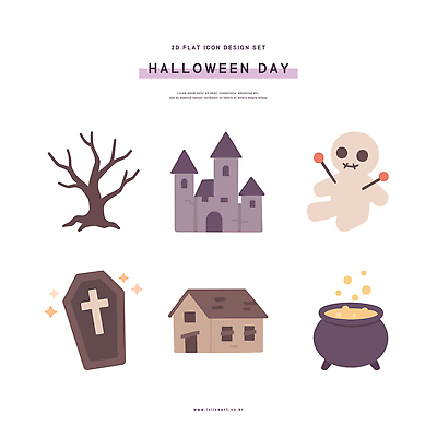 나무 캐릭터 디자인 일러스트 주택 그래픽 축제 할로윈 무덤 성 유령 가마솥 공포 이미지 마법 국내일러스트 AI파일 식물 건축물 건물 솥 파일형식 벡터