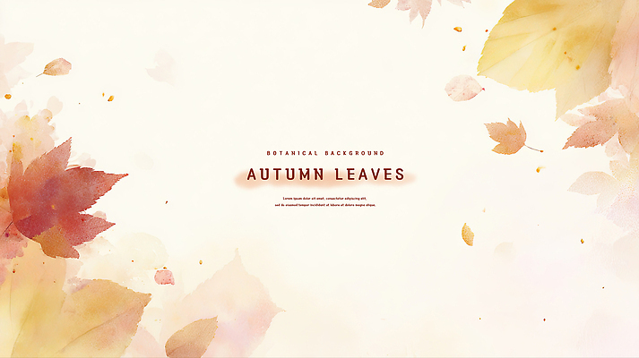 PSD 식물 사계절 예술 컬러 백그라운드 잎 일러스트 자연 생명 풍경 평화 환경 가을 흐림 뷰티풀 상상력 국내일러스트 계절 컨셉 날씨 생태계 파일형식