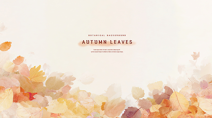 PSD 계절 예술 컬러 백그라운드 단풍 일러스트 자연 나뭇잎 따뜻함 풍경 물감 가을 분위기 편안함 부드러움 감성 조화 뷰티풀 창작 차분 국내일러스트 컨셉 잎 미술도구 감각 생태계 파일형식