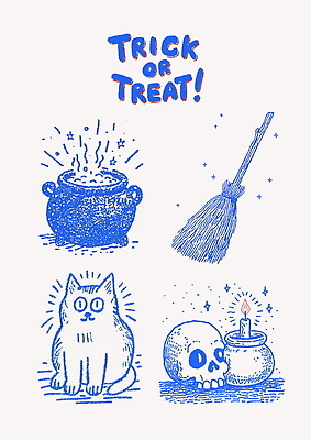 PSD 일러스트 촛불 해골 그래픽 장식 귀여움 축제 고양이 할로윈 분위기 연기 솥 신비 빗자루 즐거움 마녀 장면 마법 국내일러스트 감정 컨셉 초 포유류 주방용품 뼈 반려동물 청소도구 파일형식