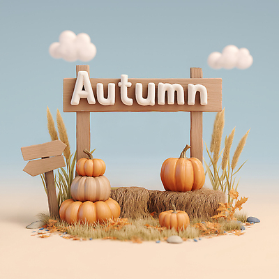 JPG 구름 편집이미지 자연 호박 풍경 초원 장식 가을 오브젝트 사인 조경 뷰티풀 테마 이미지편집 AI컴퓨터그래픽 AI콘텐츠 자연요소 계절 채소 생태계 파일형식