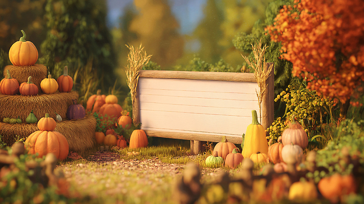 JPG 나무 식물 편집이미지 컬러 채소 자연 호박 풍경 정원 전시 수확 가을 이미지편집 AI컴퓨터그래픽 AI콘텐츠 계절 농업 생태계 파일형식