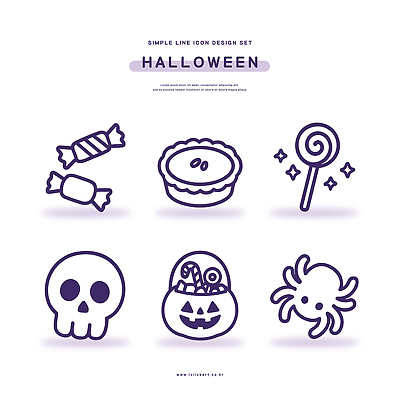 디자인 라인일러스트 일러스트 해골 사탕 그래픽 장식 축제 할로윈 양동이 그림 거미 테마 호박파이 국내일러스트 AI파일 곤충 디저트 뼈 파이_빵 파일형식 벡터