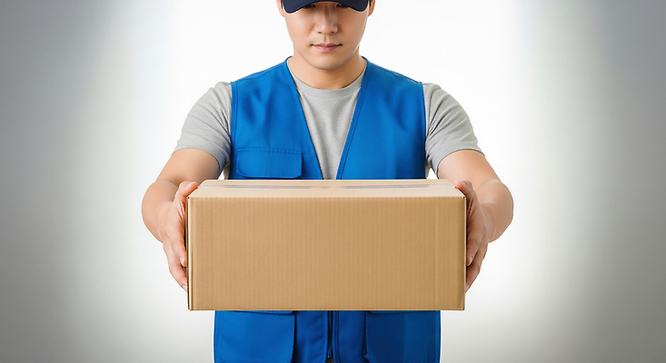 JPG 편집이미지 직업 남자 상자 기쁨 작업 택배기사 상품 배송 서비스 전달 해결 물류 경로 책임감 의료성형뷰티 공급 편집실사 AI포토 AI인물포토 AI콘텐츠 택배없는날 감정 컨셉 사람 배달원 CG 제도 파일형식