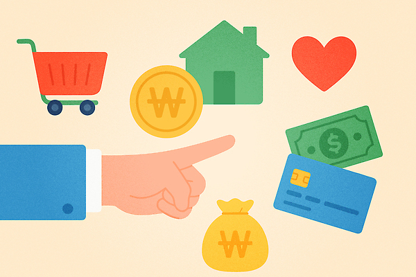 돈 일러스트 손가락 주택 관리 사랑 생활 금융 경제 쇼핑 거래 하트 소비 목표 계획 상품 생활비 재정 비용 국내일러스트 AI파일 카드프레임 모양 손 감정 컨셉 프레임 건물 재산 파일형식 벡터
